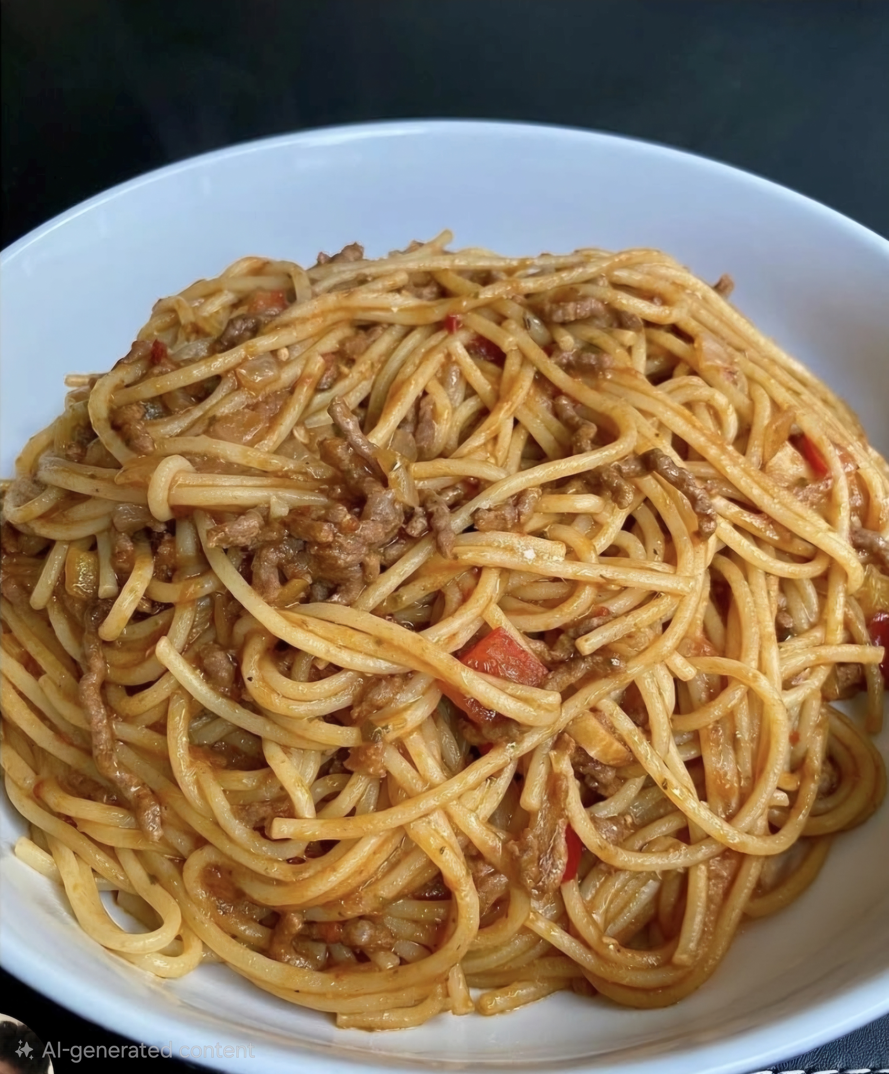 Plantain & Spaghetti Bolognese